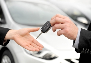 handing keys over